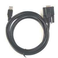 Sabuk wanita berpelindung kabel port seri CIP PCB tembaga murni USB 2.0 ke RS232 DB9