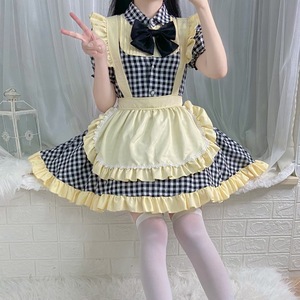 Maid Outfit Lolita Style Dress With Apron And <b>Bow</b> Headband For Cosplay Anime Role Play Spring 2025 - Product Image 2