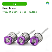 Tournevis dentaire T6 pour implants Straumann Dio SM Trausim, clé dynamométrique chirurgicale courte, longue, XL, instruments dentaires
