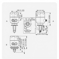 Électrode de conductivité Endress+Hauser E+H CLD18 pour analyseur d'eau professionnel, plage 0-1000 S/cm, température de fonctionnement -10 à 130°C