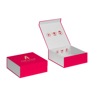 HENGXING Luxury Rigid <b>Paper</b> Folding Flat Magnetic Foldable Clothing Scarves Bridesmaid Dress Gift Box Packaging with Ribbon - Product Image 2