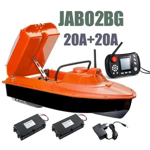 JABO2BG-Buscador de peces con batería de litio naranja 20A, luz LED para pesca, cebo, barco, GPS, piloto automático, Envío Gratis