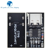Module de charge rapide avec détecteur de tension, alimentation USB Boost, carte de charge, outils, type-c PD2.0 PD3.0 9V 12V 15V 20V