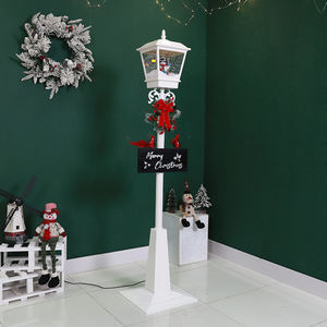 Lámpara brillante para decoración navideña, poste de luz con corona y Cardinal de <span class=keywords><strong>Navidad</strong></span> - Product Image 2