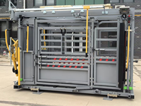 Cage de compression pour bétail, équipement d'agriculture et d'élevage en acier pour ferme et ranch