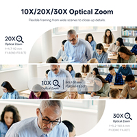Contrôleur de caméra PTZ pour conférence NDI, contrôleur de caméra PTZ avec zoom, fonction de réduction du bruit 2D/3D, design avec écran tactile OLED