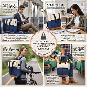 Sacs à bandoulière décontractés pour hommes, style messager, pour l'université et l'école, imperméables, en nylon doublé, avec ouverture large pour ordinateur portable - Product Image 3
