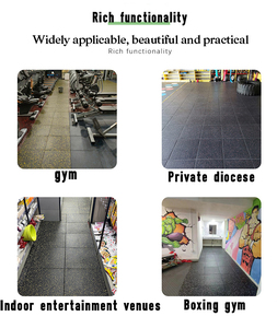 Tapis de <span class=keywords><strong>sol</strong></span> en <span class=keywords><strong>caoutchouc</strong></span> haute densité SK pour salle de sport, 15-50 mm, absorption des chocs, revêtement de <span class=keywords><strong>sol</strong></span> pour zone de levage lourd, pour centre de fitness commercial, <span class=keywords><strong>garage</strong></span> - Product Image 2