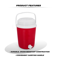 Distributeur de boissons froides de la glacière 7.6L avec la poignée de transport de robinet