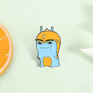 Épinglette en émail <span class=keywords><strong>Slugterra</strong></span> personnalisée, badge en métal drôle de dessin animé, épinglette de revers anime pour sacs à dos, cadeau de bijoux créatif - Product Image 1