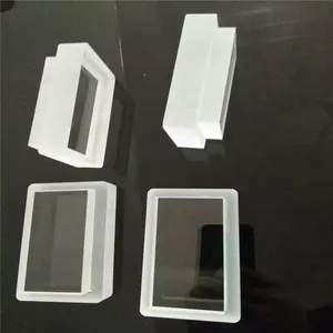 Glass Quartz Manufacture Custom Optical Polished Step T Shape Fused Silica Discs Quartz Glass Window