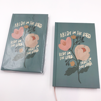 Agenda relié rigide personnalisé avec fil de couleur, élastique et 100 feuilles – Cadeau hebdomadaire/mensuel