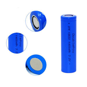 Full capacity <span class=keywords><strong>3</strong></span>,<span class=keywords><strong>2</strong></span> v 1400mAh LiFePO4 cell IFR 18650 battery for laser pointer - Product Image 5