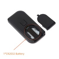Produit le plus vendu, mini télécommande noire à 6 boutons et portée de 10 m pour appareils électroménagers, étanche à la poussière, antichoc, vente en gros