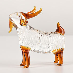 คริสตัลแวววาวงานฝีมือแก้วคริสตัล <span class=keywords><strong>K9</strong></span>รูปสัตว์แพะสัญลักษณ์จักรราศีของจีนสิบสองราศีเครื่องประดับคริสตัลของตกแต่งโต๊ะ - Product Image 6