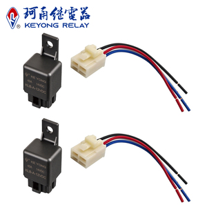 ממסר רכב תת-מיניאטורי KEYONG KLB 4 פינים DC12V 24V 30A למיזוג אוויר, פתוח בדרך כלל, סגסוגת כסף - Product Image 1