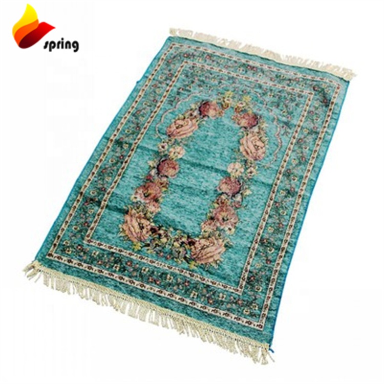 Factory Direct Sales Polyester Fabric Camping Embroidered Foldable Pray Matt