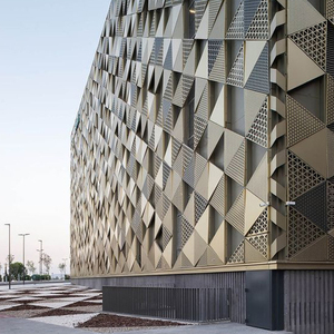 Trang trí tường kim loại mặt tiền đục lỗ bảng nhôm tấm kiến trúc cho ngoại thất tòa nhà xuất hiện - Product Image 1