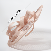 Chapeaux fascinateurs élégants et luxueux pour femmes pour mariage, chapeaux fascinateurs en sinamay pour femmes, vente en gros