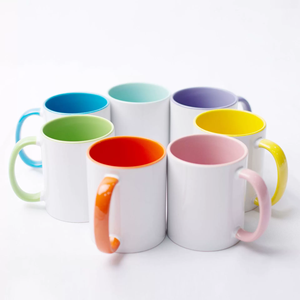 Tazas de Café de Cerámica con Interior de Color Sublimado, Blancas de 11 oz, con Logotipo Personalizado - Product Image 3