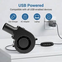Ventilateur centrifuge USB 5V haute performance 97x94x33mm 9733 DC sans balais avec contrôleur de vitesse progressif pour refroidissement