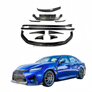 Kit de Carrocería de Fibra de Carbono Estilo <span class=keywords><strong>Tom</strong></span> para Lexus GS F/GSF: Labio Delantero, Faldones Laterales, Difusor Trasero, Alerón y Rejilla de Ventilación del Guardabarros - Product Image 1