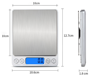 Petite précision numérique LCD pesant 500g 0.01g 3kg Yongkang Products Center balances <span class=keywords><strong>de</strong></span> <span class=keywords><strong>cuisine</strong></span> mécaniques électroniques - Product Image 6