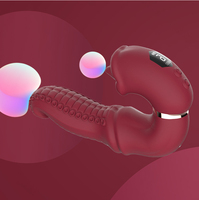 Wackelnder Schaukel-Oktopus G-Punkt-Vibrator mit 9 Modi LED-Anzeige IPX7 Wasserdicht Magnetisch USB für Weibliche Masturbation