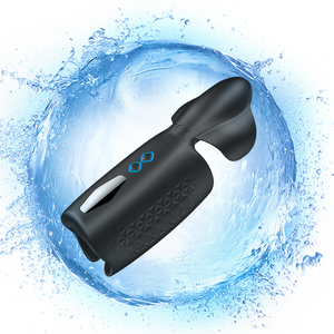 Masturbador Masculino de Silicona Recargable con Vibrador, Dispositivo de Entrenamiento para Pene y Juguete Sexual con Vibración - Product Image 2
