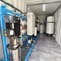 Système de dessalement de traitement de l'eau par osmose inverse conteneurisé Machine de purification d'épurateur d'eau RO