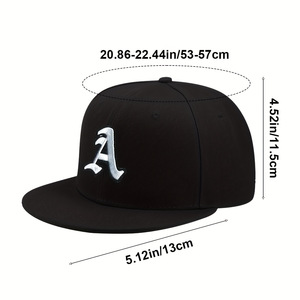 Gorra de Béisbol de Algodó<span class=keywords><strong>n</strong></span> 100% de 6 Paneles con Estampado de Patró<span class=keywords><strong>n</strong></span> de 26 Letras Personalizadas, Bordado 3D y Cierre de Hebilla Doble - Product Image 5