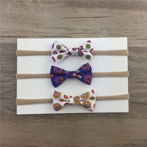 Di Vendita superiore Del Bambino Accessori Dei <span class=keywords><strong>Capelli</strong></span> Della Ragazza Floreale Stampato Scuola Dell'arco Dei <span class=keywords><strong>Capelli</strong></span> Per La Promozione - Product Image 5