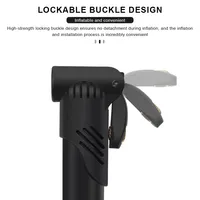 Pompe à vélo RIDERACE en alliage d'aluminium multicolore, pompe à air manuelle pour vélo, gonfleur de vélo pour valve Schrader Presta AV/FV