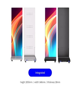Kiosque interactif LED vertical <span class=keywords><strong>ZENTEC</strong></span> P2.5, terminal publicitaire en libre-service sur pied avec CMS basé sur le cloud, RDM, utilisation en intérieur - Product Image 4