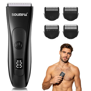 Tondeuse à cheveux électrique rechargeable SOLIMPIA avec écran LED LCD - Product Image 1