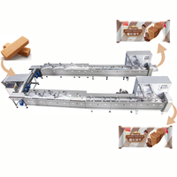 Machine d'emballage de biscuits au chocolat à haute efficacité avec système de contrôle servo complet