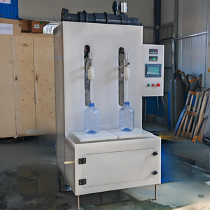 Machines de remplissage semi-automatiques de détergent liquide corrosif acide liquide de blanchiment pour la bouteille en plastique et chimique - Product Image 1