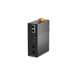 Oferta Especial: Switch Industrial de Fibra Óptica para Redes Ethernet, Montaje en Riel DIN, 2 Puertos + 2 SFP, 10/100/1000Mbps, IP40 - Product Image 2