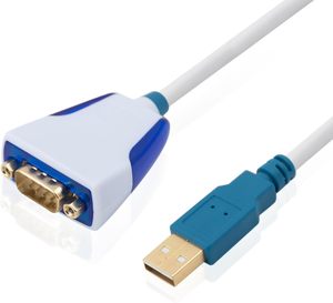 Câble USB vers RS232 Série Premium US232R-100-BULK, Connecteur DB9M, 1m avec LED TXD/RXD 10cm US232R100BULK - Product Image 1