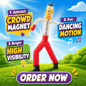 Muñeco Inflable Sky Dancer, Tubo de Aire con Diseño Divertido, Marioneta Publicitaria con Certificación CE, con Soplador, para Exteriores, Concesionarios de Automóviles - Product Image 2