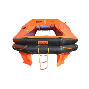 Radeau de sauvetage gonflable en caoutchouc homologué CCS, conforme à la norme SOLAS, avec auvent imperméable pour 6 personnes - Product Image 2