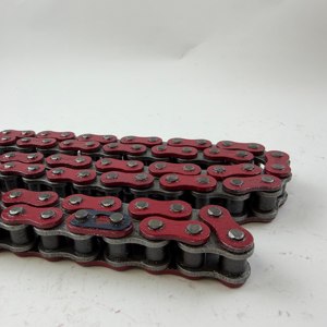 <span class=keywords><strong>Cadena</strong></span> de Transmisión para Motocicleta de Alta Resistencia <span class=keywords><strong>428H</strong></span>-120L Roja, Resistente al Óxido y al Polvo, para Motocicleta - Product Image 4