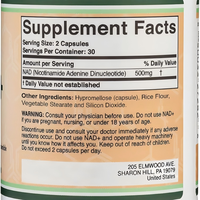Capsules Antioxydantes Wudy NAD+ Anti-Âge Régénération Cellulaire Nutrition Végétale Quercétine 60 pour Adultes ODM - Meilleures Ventes