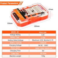 ValueMax Outils Rotatifs Mini Sans Fil Multi-usages Ensemble de Meuleuse Électrique avec Kits d'Accessoires de Gravure pour le Bricolage Meulage Polissage