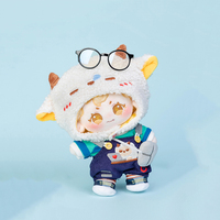 Poupée en peluche personnalisée faite à la main, mascotte mignonne d'idole Kpop avec vêtements et accessoires en coton, rembourrage en coton PP