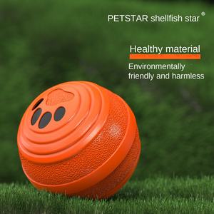 Интерактивный светящийся мяч-игрушка для собак с дистанционным управлением, модель Q6, с рисунком лап, из ТПУ и поликарбоната, самозаряжающийся, успокаивающий, с функцией пульсации - Product Image 4