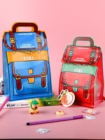 Sacs fourre-tout durables en forme de dessin animé avec poignées pour l'emballage de cadeaux pour enfants