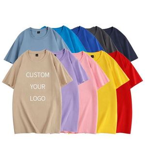 Unisex Men's Oversized Short Sleeve 100% Polyester Eco-Friendly Heat Transfers Dtg Embroidered Logo Custom Printed T-Shirt - Product Image 1