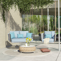 Chaise suspendue en corde tressée pour l'extérieur, chaise hamac pour patio et jardin sur le toit (1 place / 2 places) |   Vente en gros directe d'usine