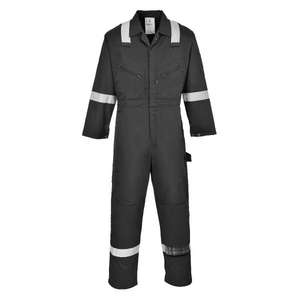 PORTWEST - F813BKRL Iona <b>black</b> coverall - EAN 5036108262366 WORK <b>OVERALLS</b> - Product Image 1